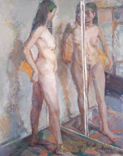 杨参军 2001年作 女人体 80×100cm